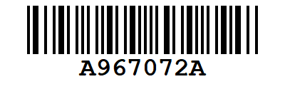 Codabar ActiveBarcode: Codabar