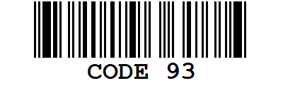Code 93 ActiveBarcode: Code 93