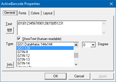 activebarcode control download